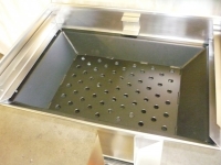 Edelstahlgrill (optional mit Ablagefl�che)