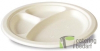 Chinagras Teller 3-geteilt (26 cm)