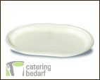 Chinagras Teller oval (26x19 cm)