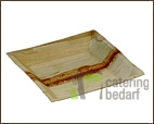Palmblatt Teller eckig (18x18 cm) 25 Stk.