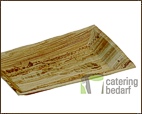 Palmblatt Teller eckig (16x25 cm) 25 Stk.
